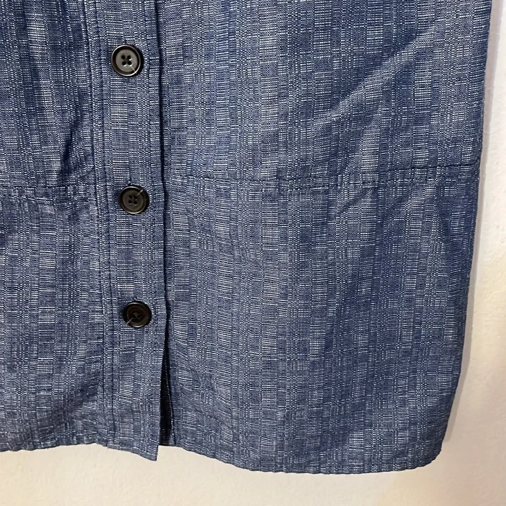 Derek Lam Crosby | DesigNation chambray cotton blend mini dress Women’s size 2 - Picture 4 of 10